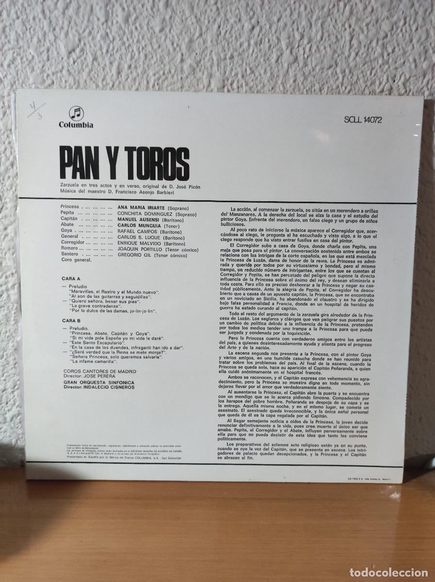 Discos de vinilo: PAN Y TOROS MAESTRO CISNEROS - Foto 2