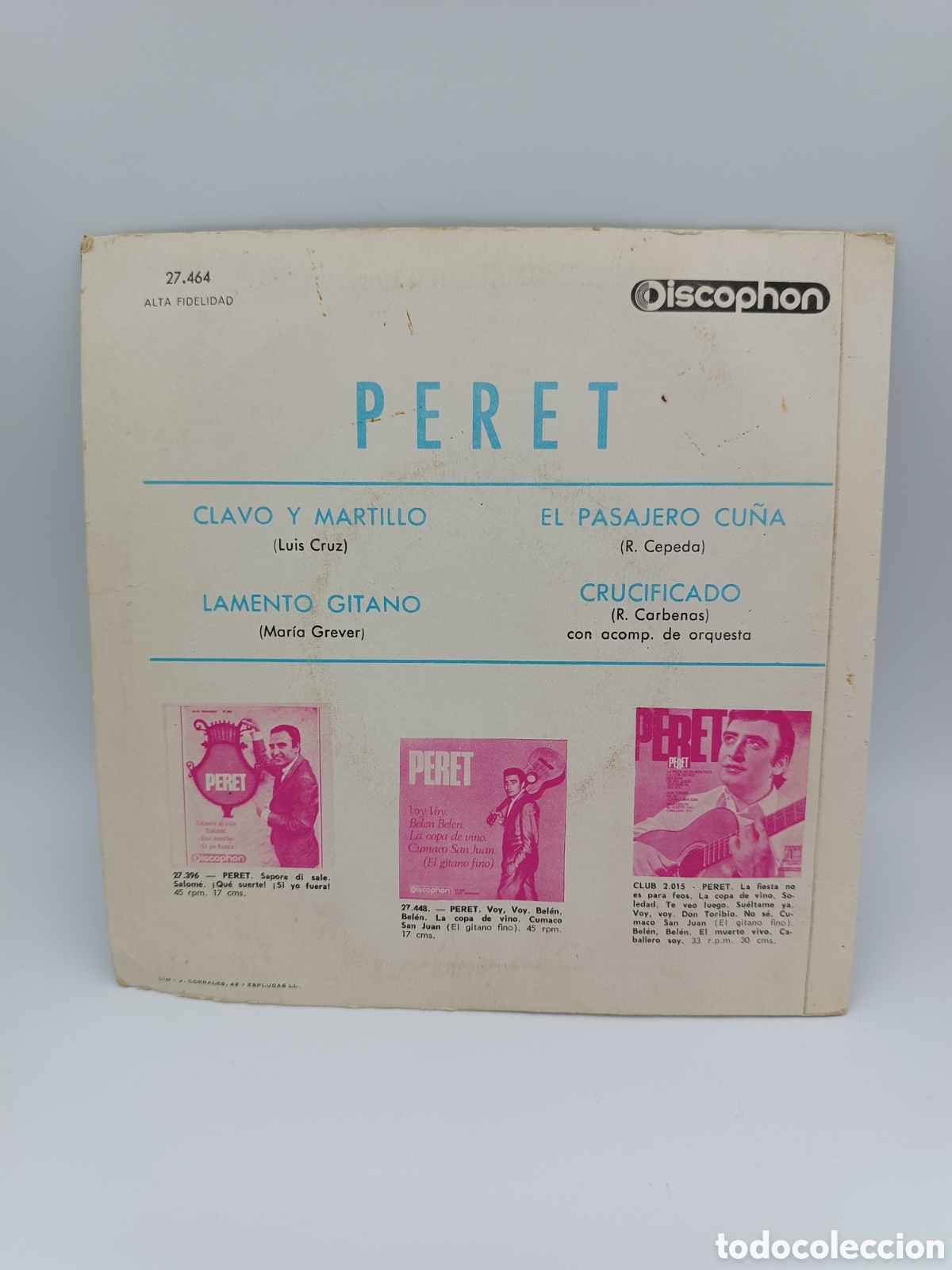 Discos de vinilo: Disco Peret - Foto 2