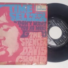 Discos de vinilo: THE SPENCER DAVIS GROUP - TIME SELLER - SG SPAIN 1967 - FONTANA 267 740 TF