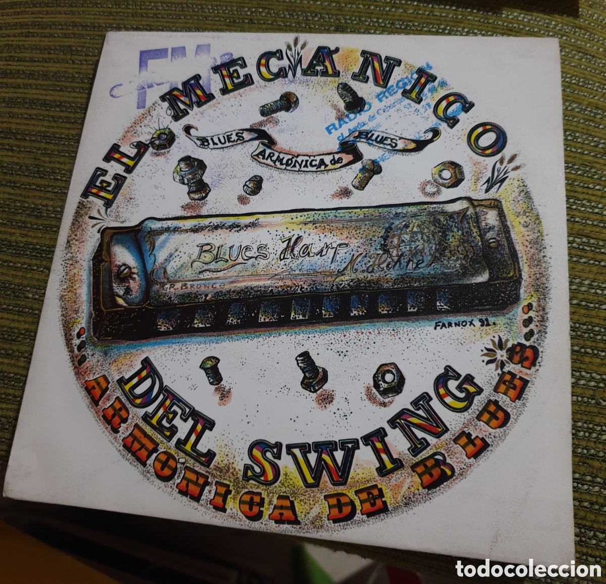 Discos de vinilo: El mec&aacute;nico del swing - armonica de blues. Con hoja - Foto 1