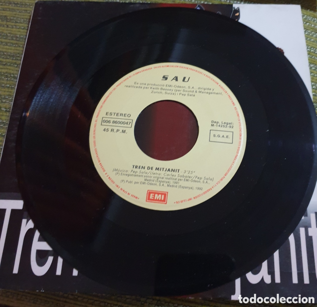 Discos de vinilo: Sau - tren de Mitjanit - Foto 2