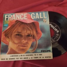 Discos de vinilo: FRANCE GALL, EP, L´AMÉRIQUE + 3, AÑO 1965 SPA VER FOTOS