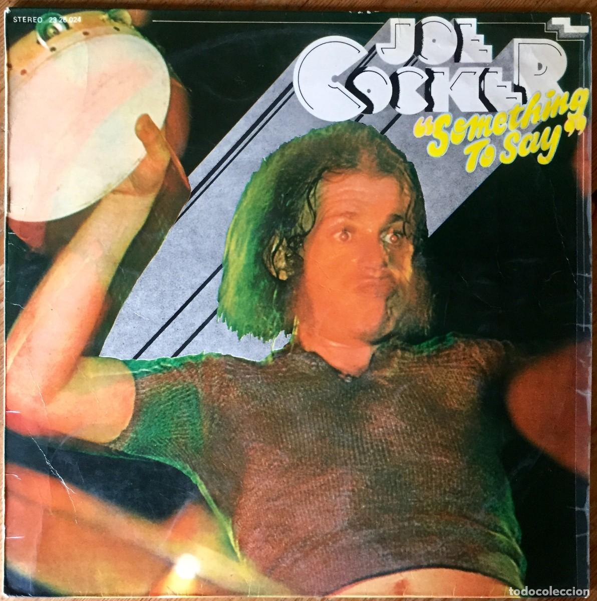 Discos de vinilo: JOE COCKER : SOMETHING TO SAY [CUBE - ESP 1973] LP - Foto 1