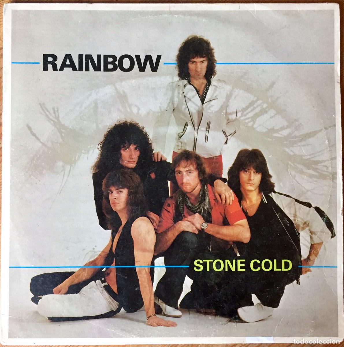 Discos de vinilo: RAINBOW : STONE COLD [POLYDOR - ESP 1982] 12&rdquo; - Foto 1