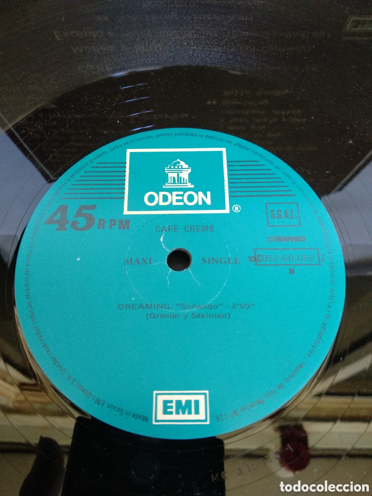 Discos de vinilo: *CAFE CREME, SPAIN, ODEON, 1977, J.1 - Foto 4