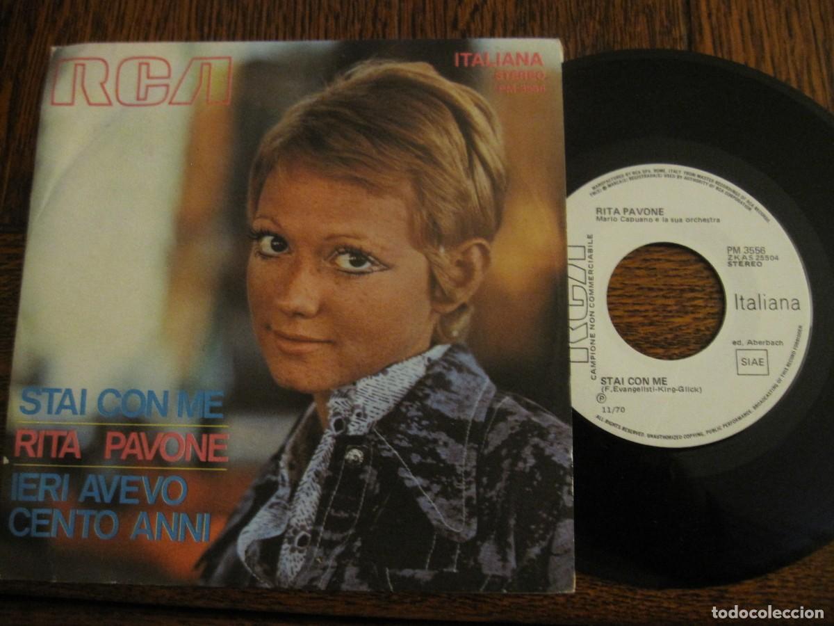 Discos de vinilo: RITA PAVONE `Stai con me` PROMO - Foto 1