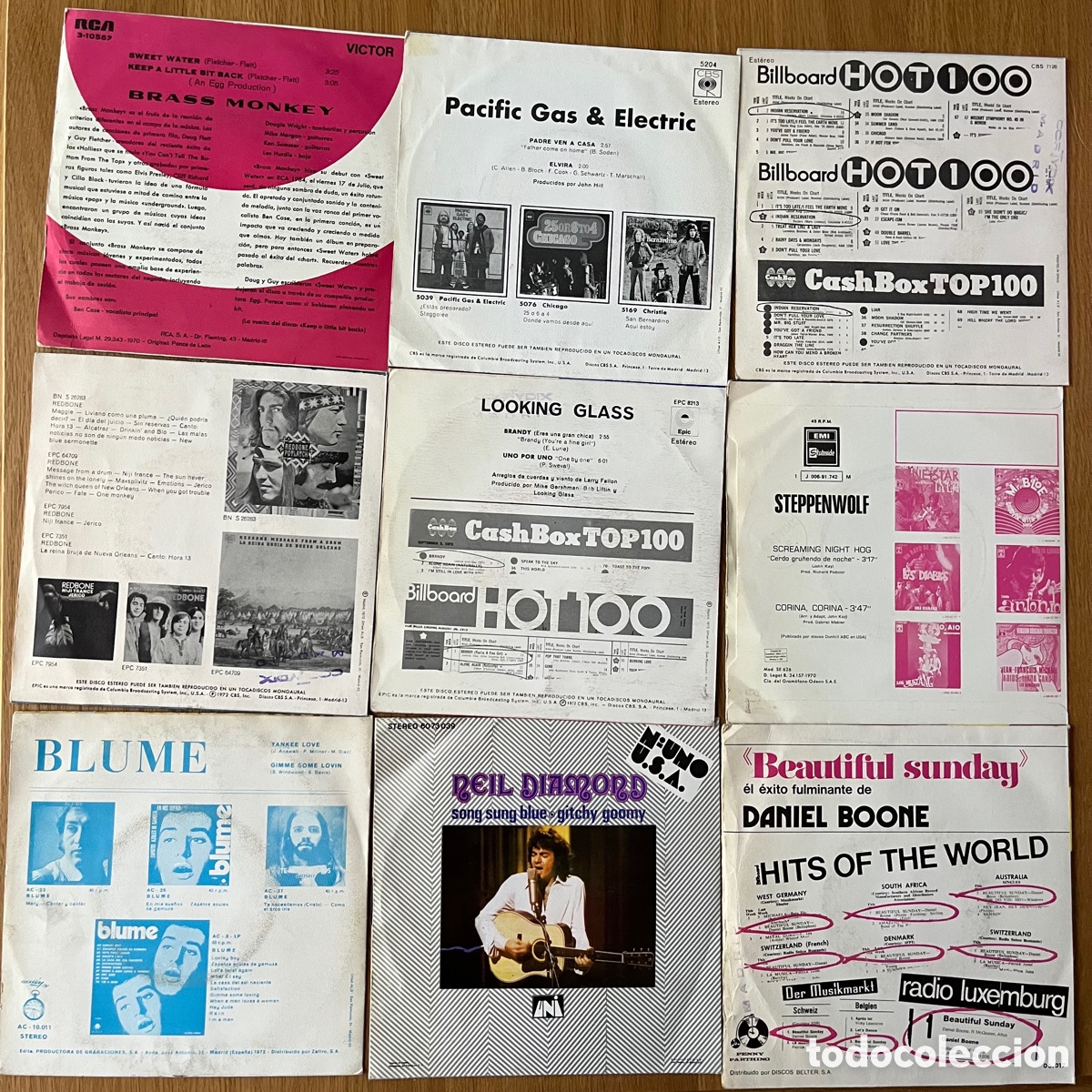 Discos de vinilo: Lote singles a&ntilde;os 70 - Foto 2