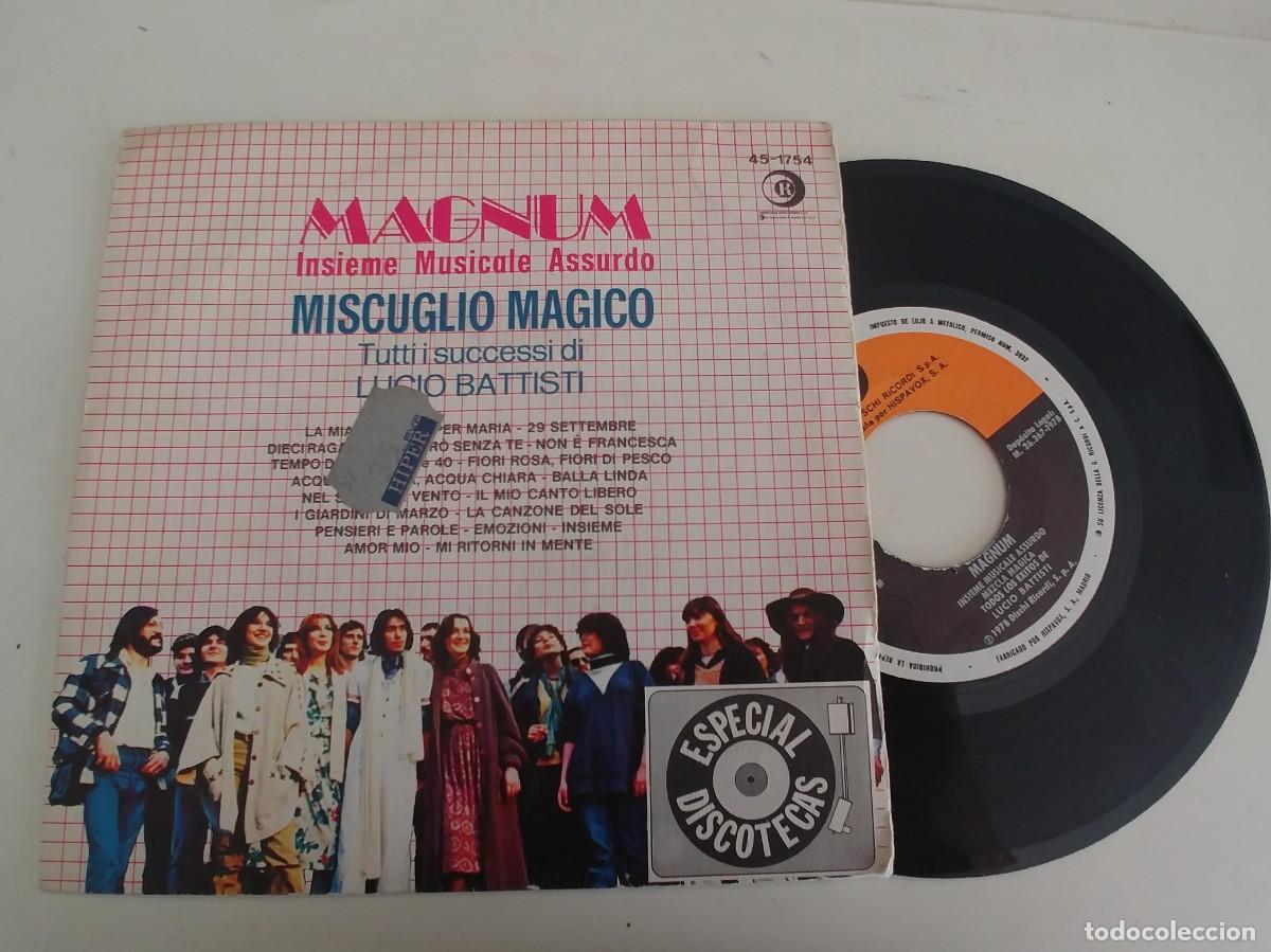 Disques de vinyle: MAGNUM-SINGLE MISCUGLIO MAGICO