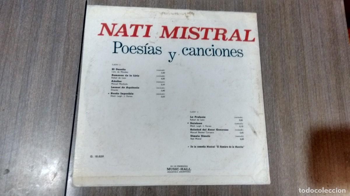 Discos de vinilo: NATI MISTRAL - VINILO LP - Foto 2