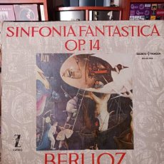 Discos de vinilo: BERLIOZ (SINFONIA FANTASTICA OP.14) LP ZAFIRO CON LIBRETO 1963)