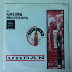 Discos de vinilo: MANU DIBANGO ‎– MAKOSSA '87 (BIG BLOW) , UK 1987 URBAN MAXI