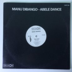 Discos de vinilo: MANU DIBANGO ‎– ABELE DANCE , UK 1984 CARRERE MAXI. Lote 396084974
