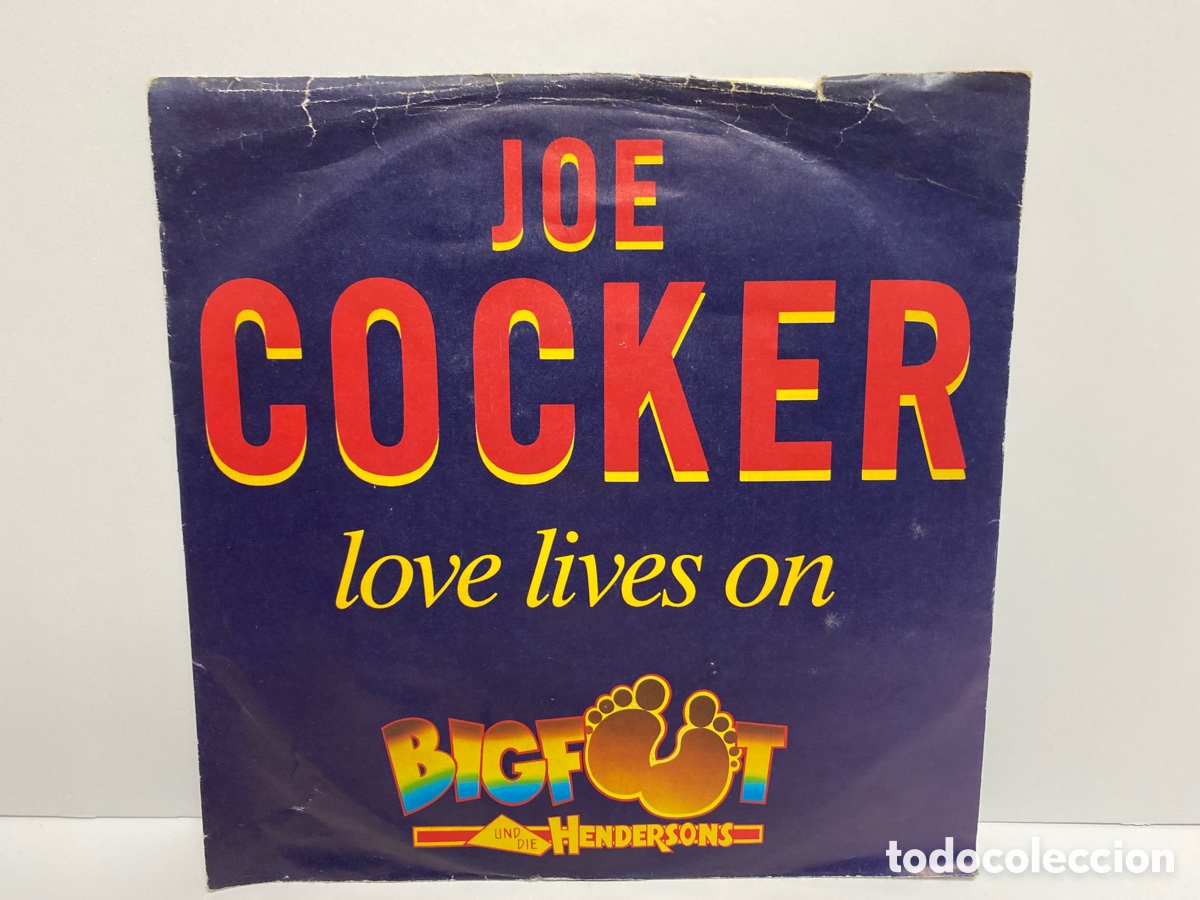 Discos de vinilo: Joe Cocker - Love Lives On (7&rdquo;, Single) - Foto 1