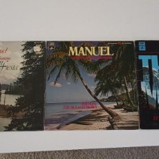 Discos de vinilo: VENDO LOTE DE 3 DISCOS DE VINILO DE MANUEL,DE 1964,'71-'72,TODOS IMPRESO EN REINO UNIDO,LP