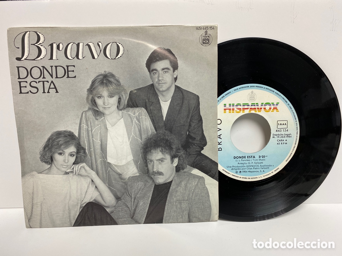 Discos de vinilo: Bravo - D&oacute;nde Est&aacute; (7&rdquo;, Single) - Foto 1