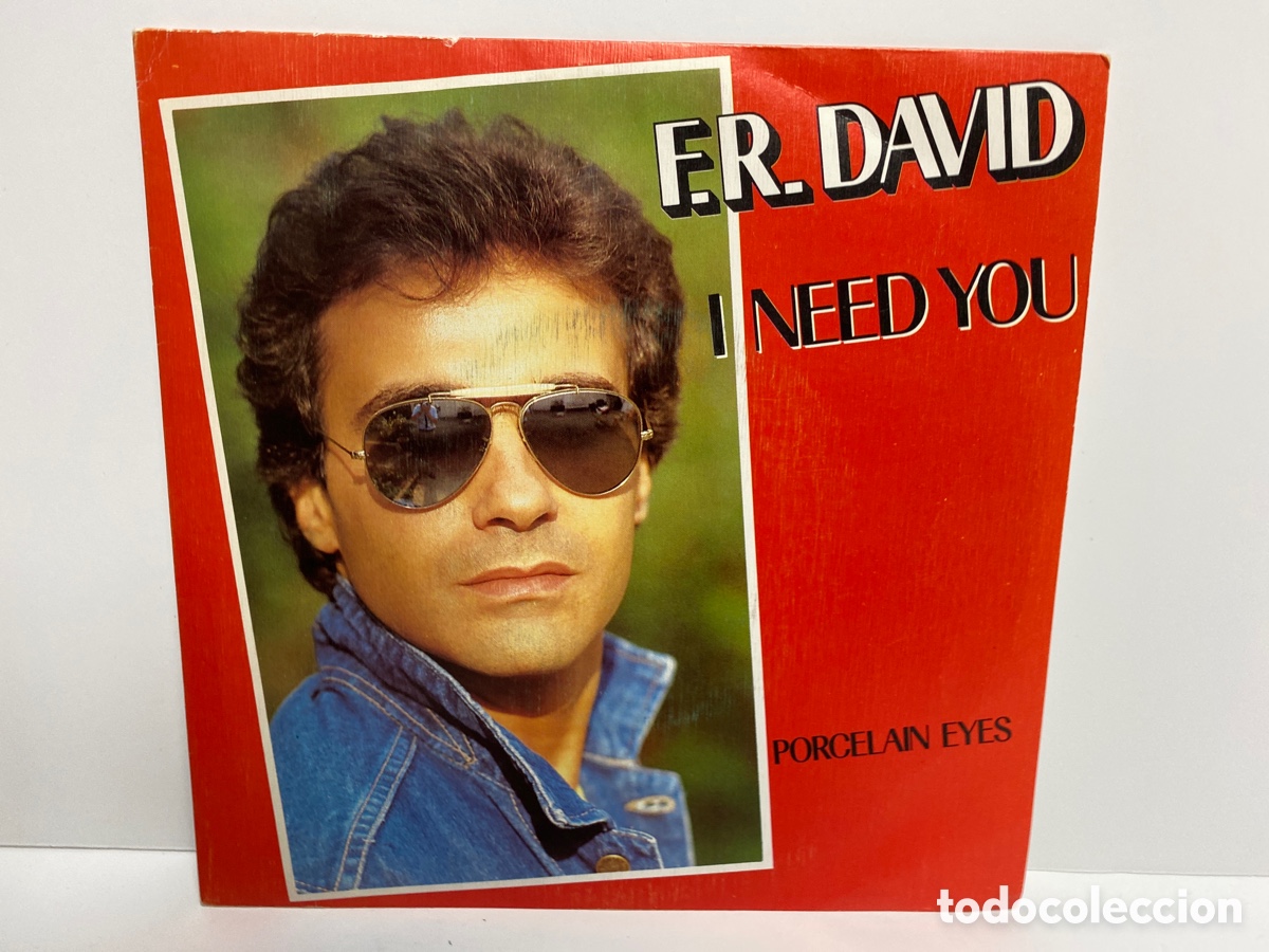 Discos de vinilo: F.R. David - I Need You (7&rdquo;, Single) - Foto 1