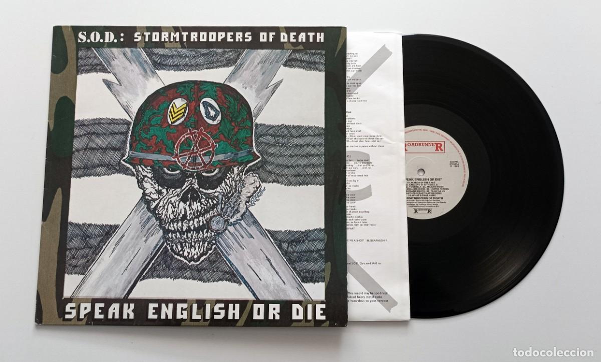 lp s.o.d. - speak english or die - Acquista Dischi LP di