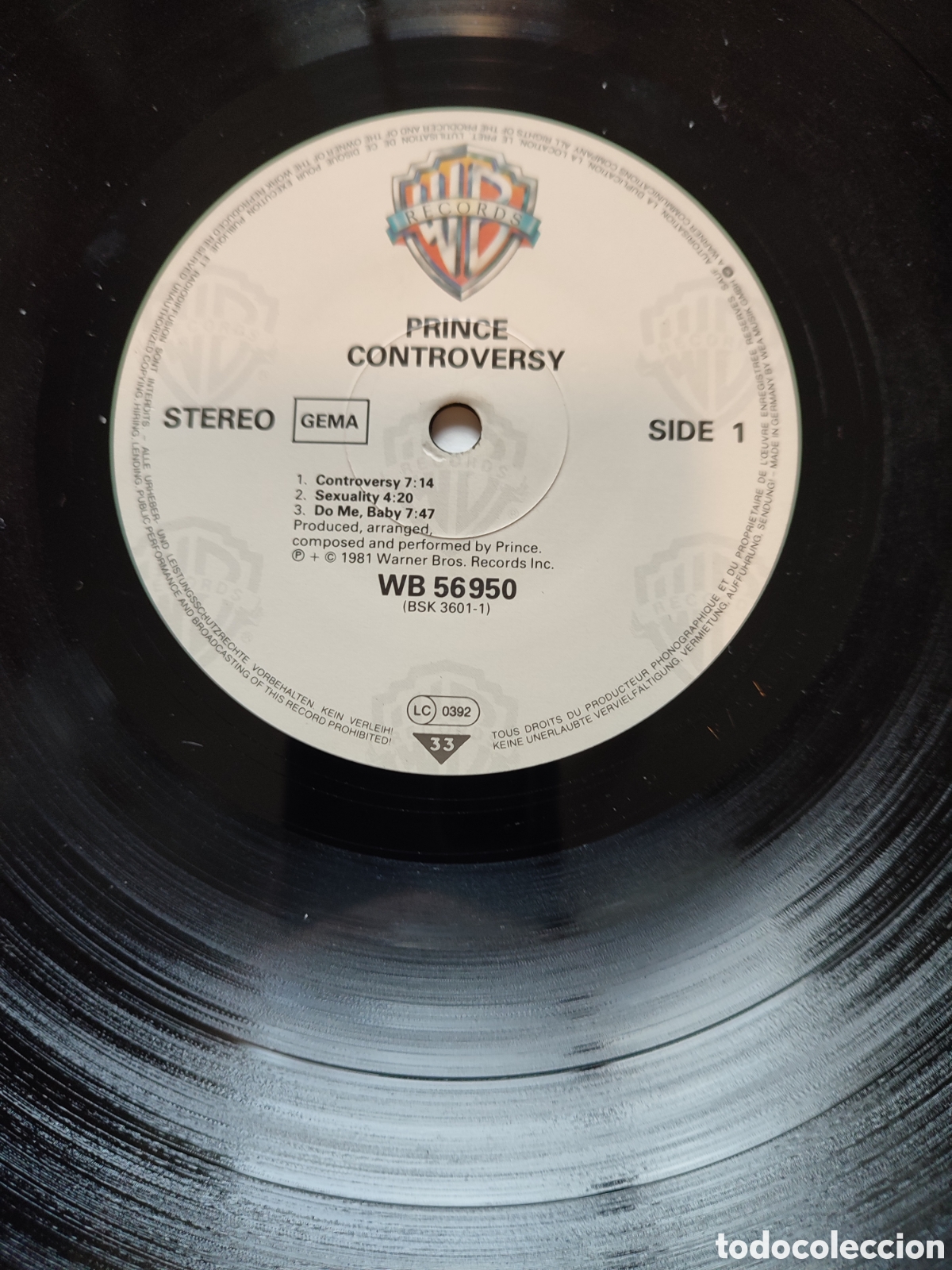Discos de vinilo: Prince - Controversy - Foto 3