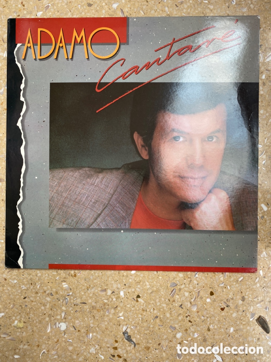 Discos de vinilo: ADAMO - CANTAR&Eacute; LP SPAIN 1990 - Foto 1