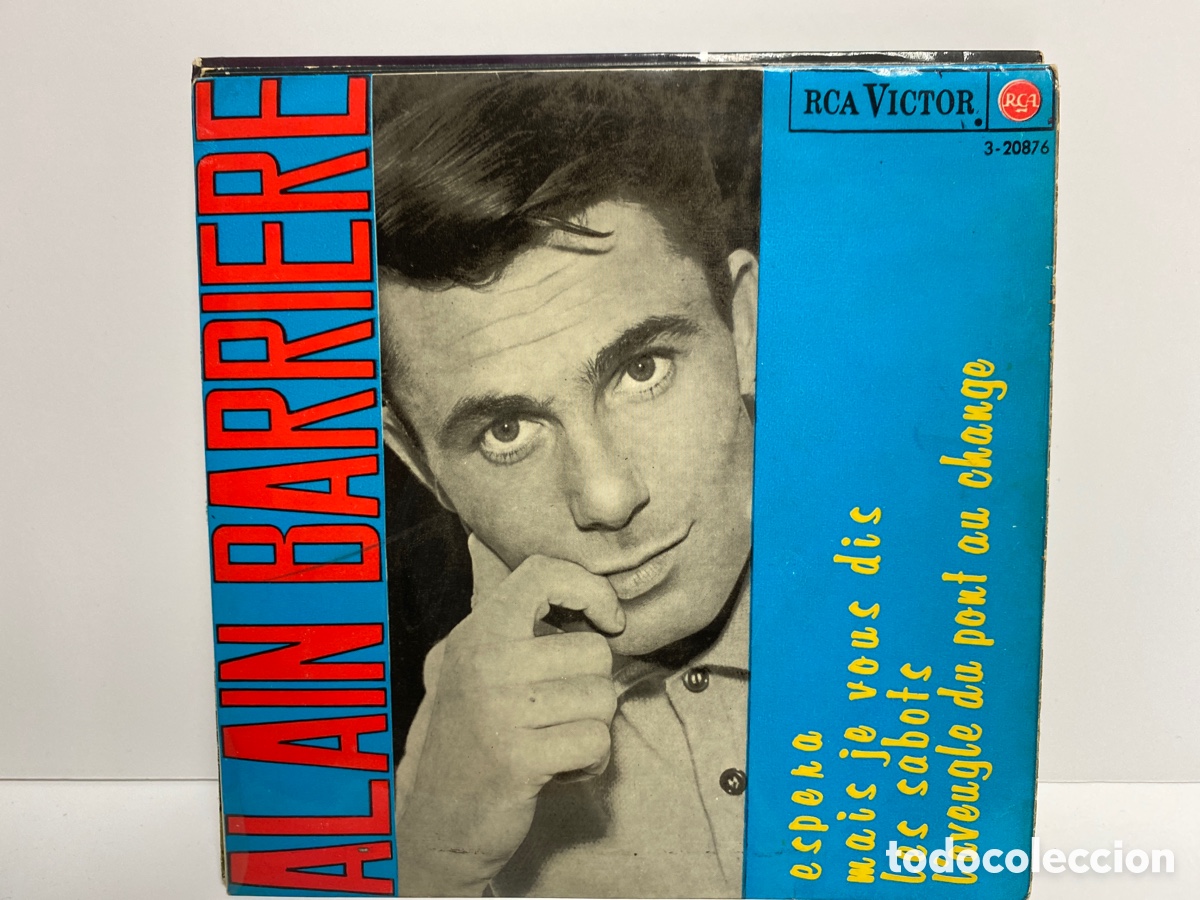 Discos de vinilo: Alain Barri&egrave;re - Espera = Attends (7&rdquo;, EP) - Foto 1