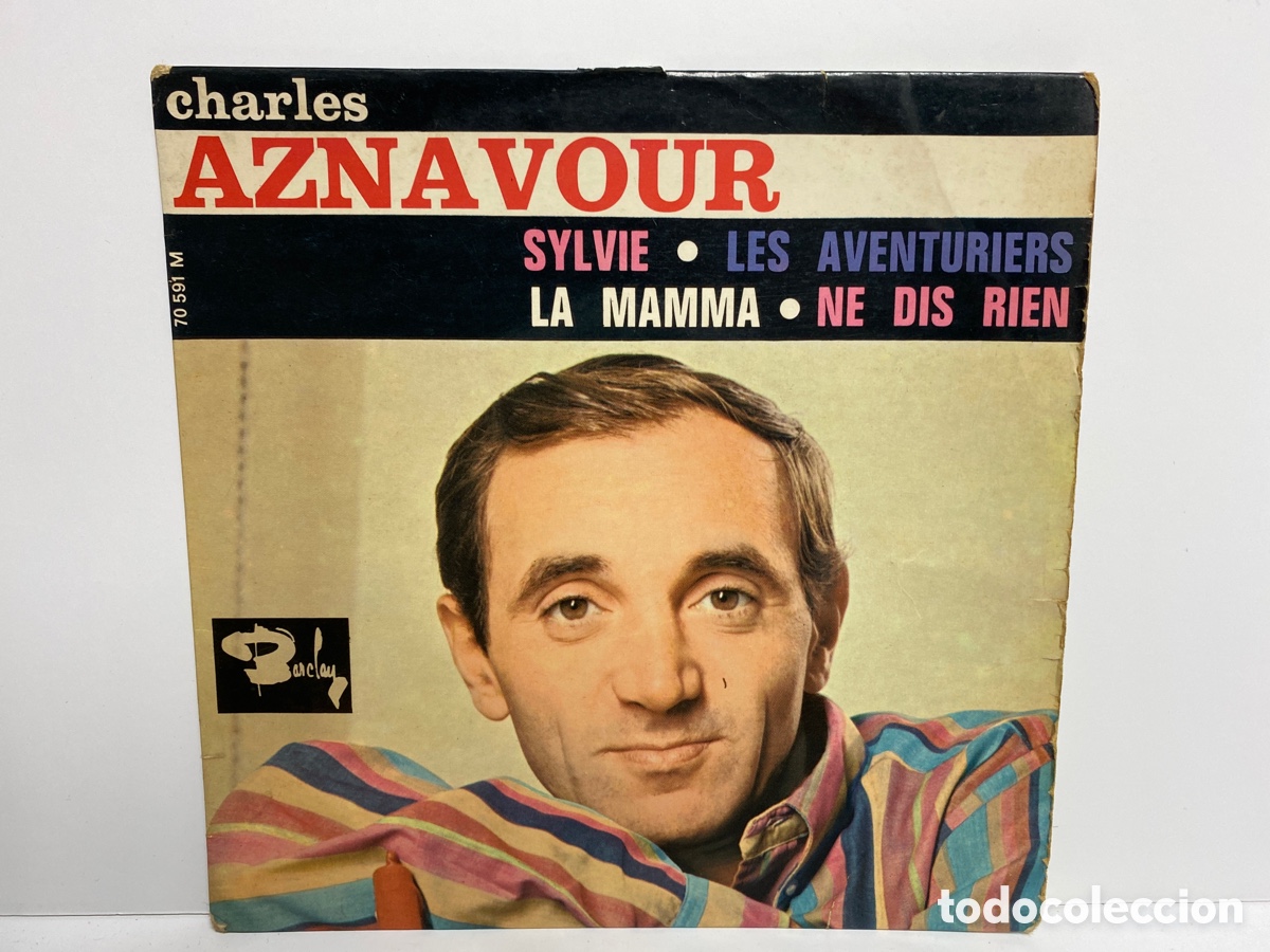 Discos de vinilo: Charles Aznavour - Sylvie (7&rdquo;, EP) - Foto 1