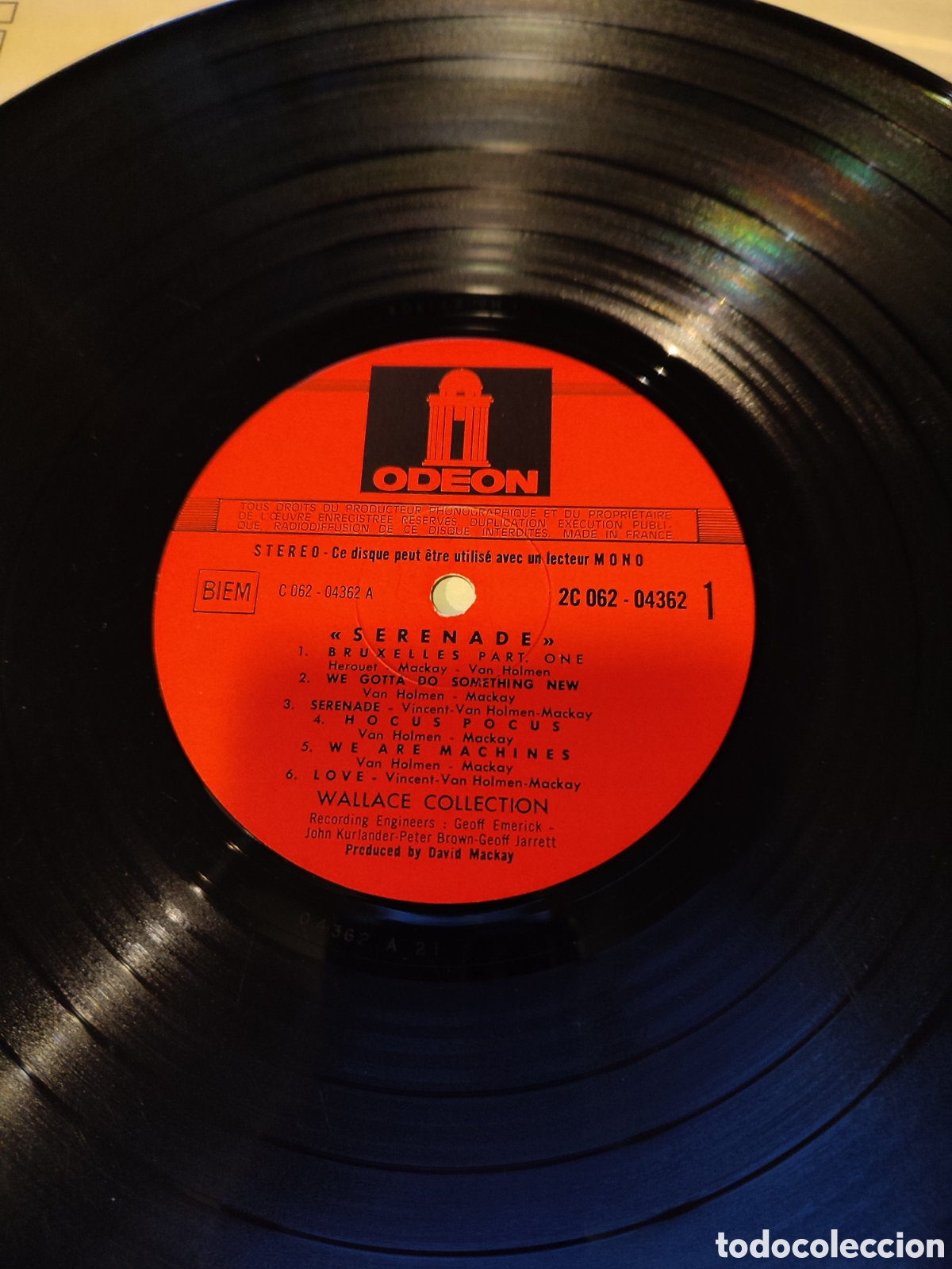 Discos de vinilo: Wallace Collection - Serenade - Foto 3