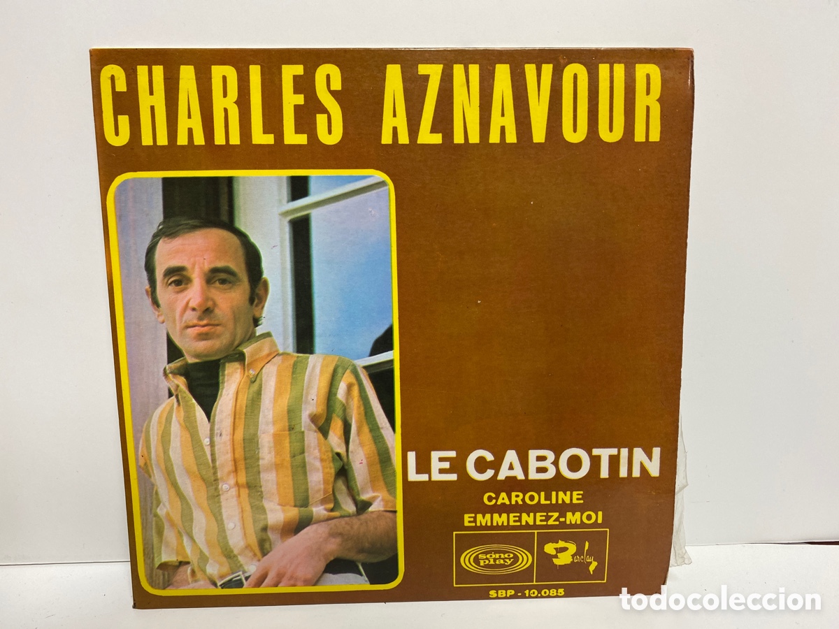 Discos de vinilo: Charles Aznavour - Le Cabotin (7&rdquo;, EP) - Foto 1