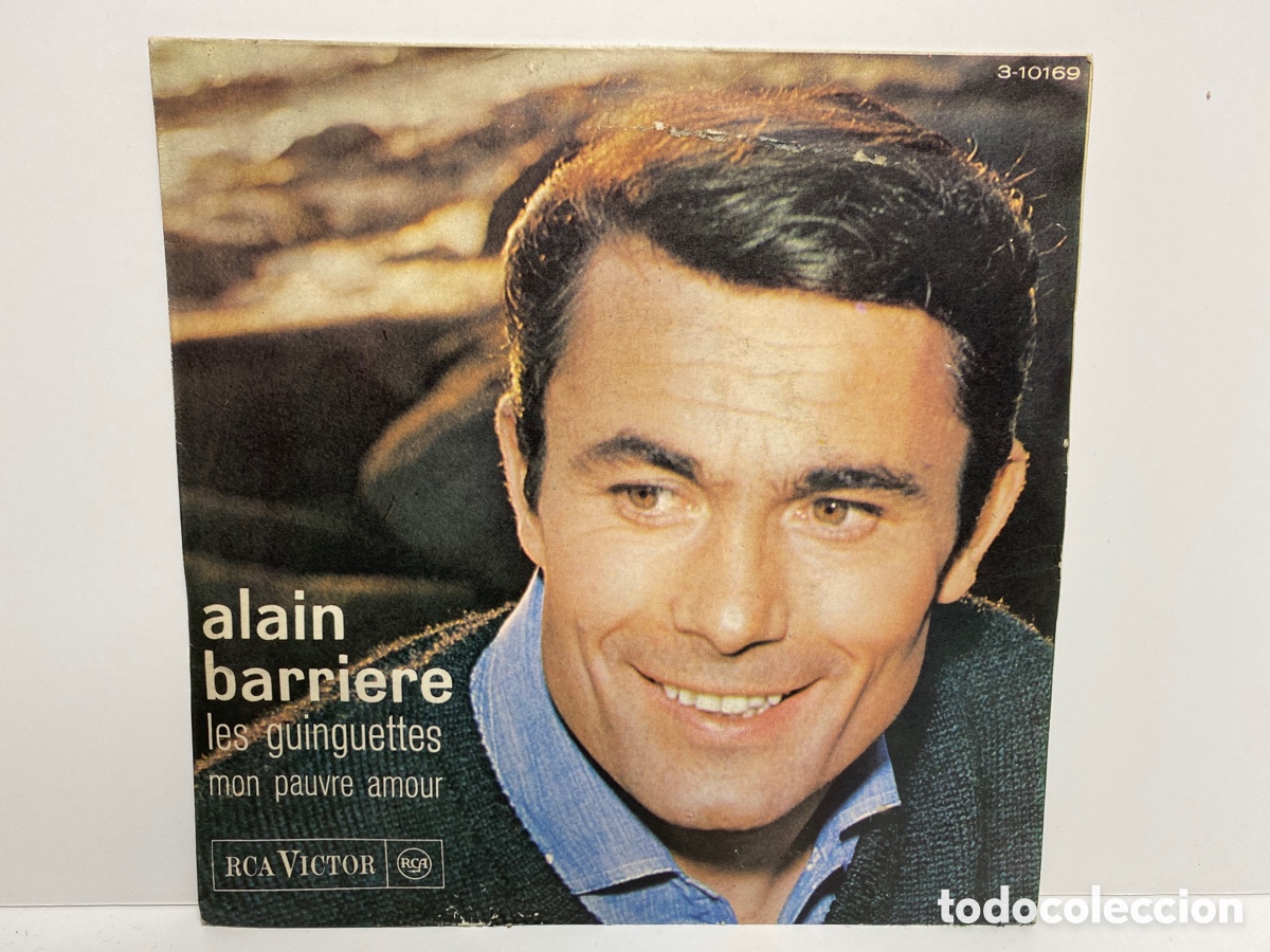 Discos de vinilo: Alain Barriere - Les Guinguettes (7&rdquo;) - Foto 1