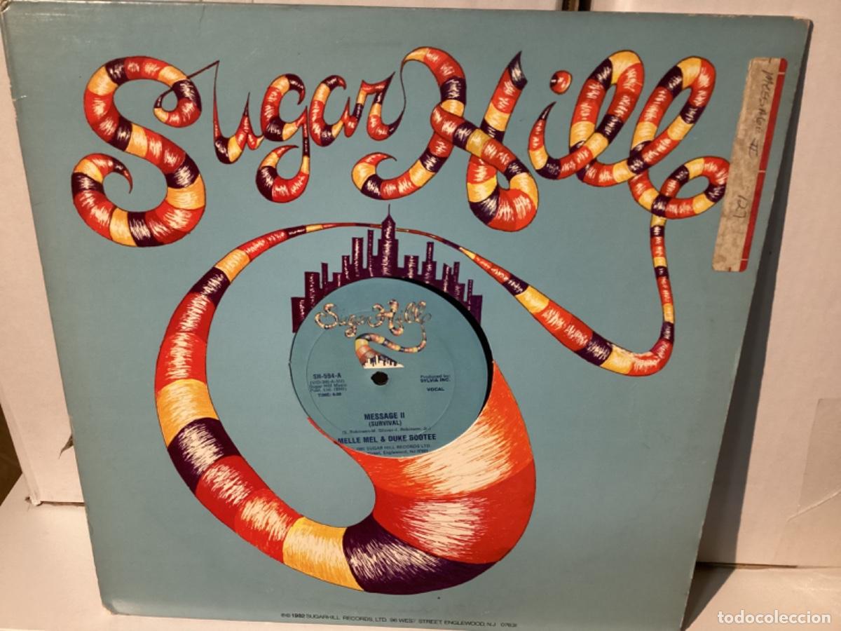 Discos de vinilo: Melle mel & Duke Botee - Message II Maxi - Foto 1