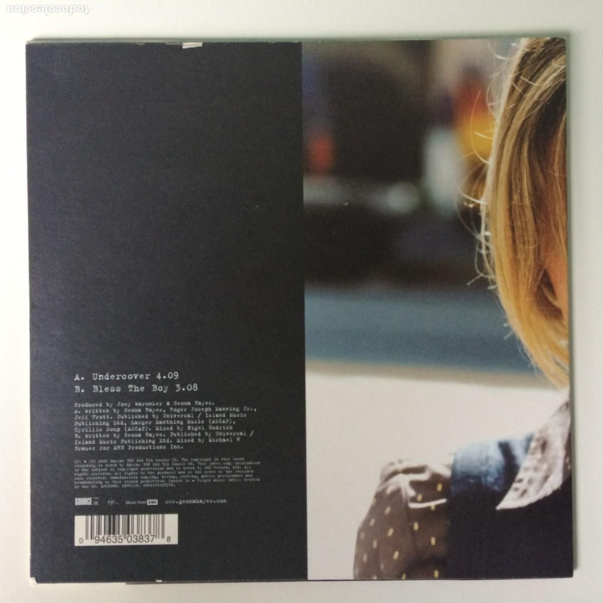Discos de vinilo: Gemma Hayes &lrm;&ndash; Undercover / Bless The Boy , UK 2006 Source - Foto 2