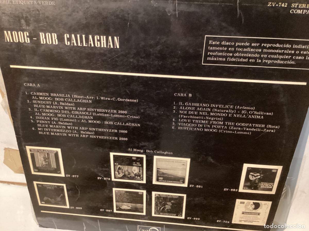 Discos de vinilo: Moog - Bob Callaghan Lp - Foto 2