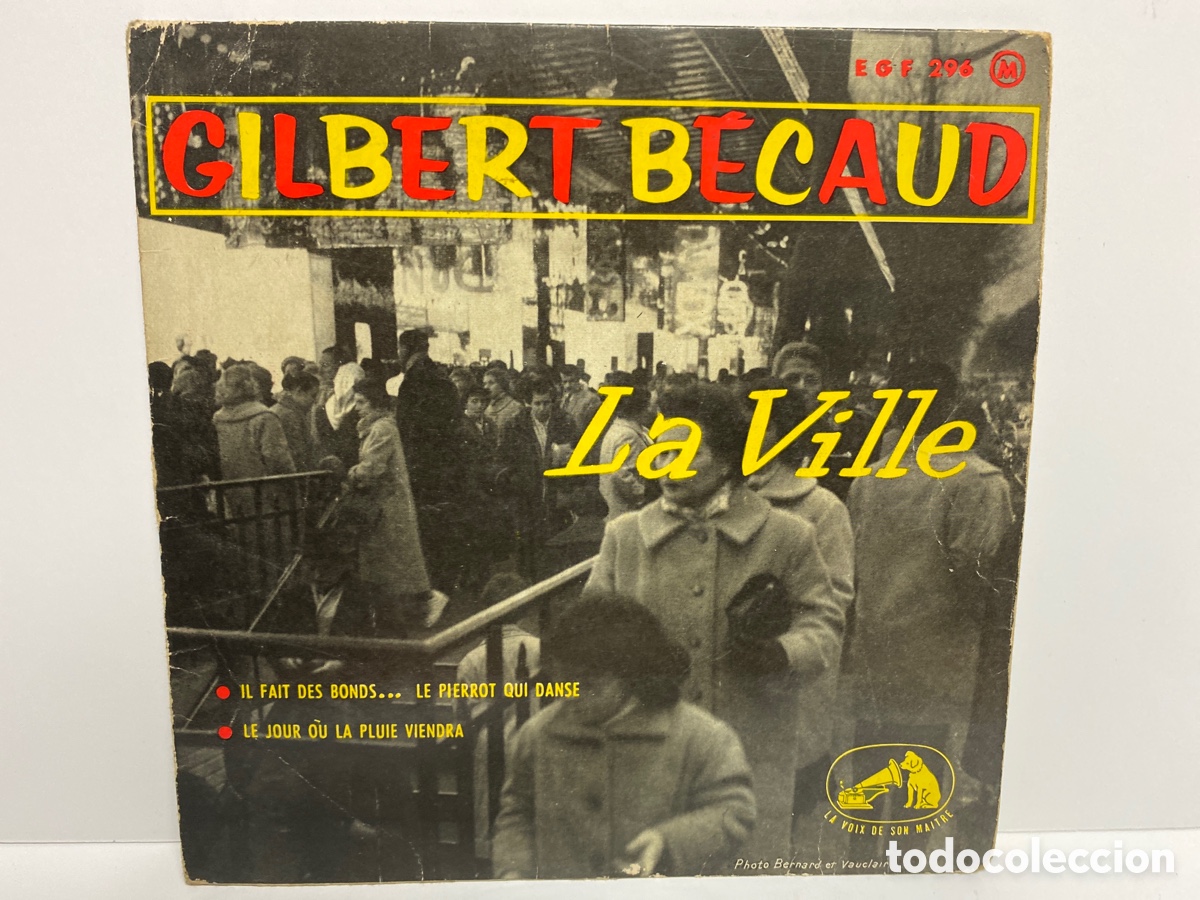 Discos de vinilo: Gilbert B&eacute;caud - La Ville (7&rdquo;, EP) - Foto 1