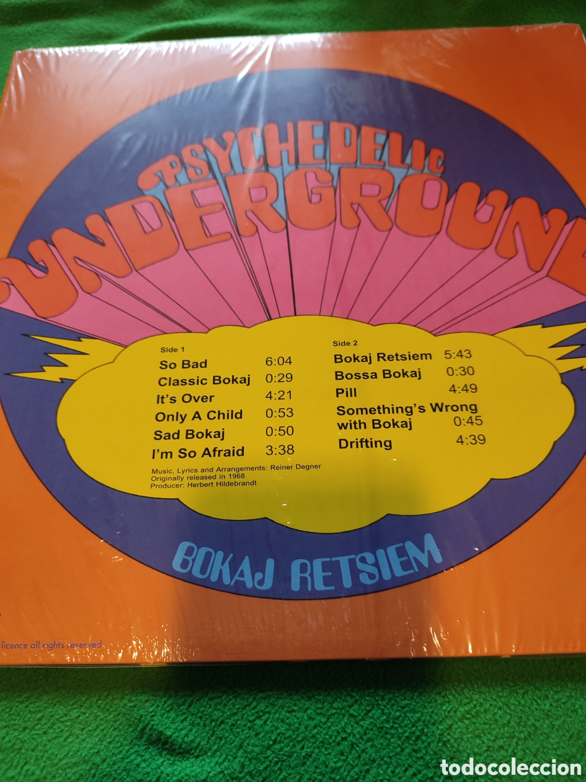 Discos de vinilo: Bokaj Retsiem - Psychedelic underground - Foto 2