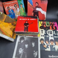 Discos de vinilo: COLECCION 34 EP VINILOS MÚSICA 80 Y OTROS. TEQUILA, TACONES, CUCHARADA, FLAX, MORÍS, ALPUENTE,. Lote 396258554