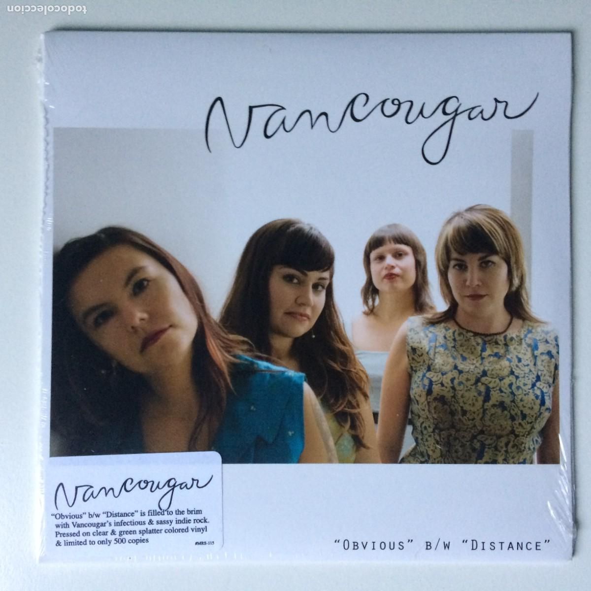 Discos de vinilo: Vancougar &lrm;&ndash; Obvious / Distance , Canada 2008 Mint Records - Foto 1