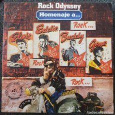 Discos de vinilo: ROCK ODYSSEY - 7” SPAIN 1980 PROMO - VERS ELVIS PRESLEY - BUDDY HOLLY - GENE VINCENT - EDDIE COCHRAN