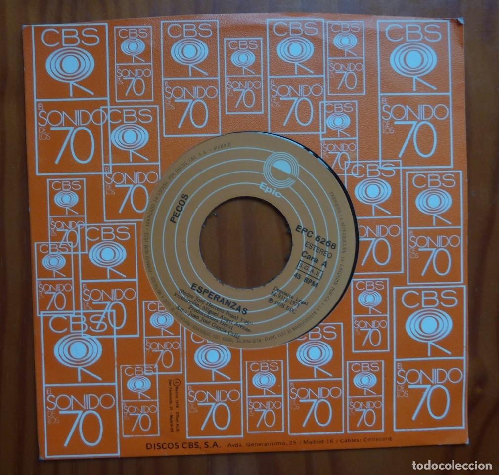 Discos de vinilo: PECOS / ESPERANZA / PROMOCIONAL / 1978 / SINGLE - Foto 1
