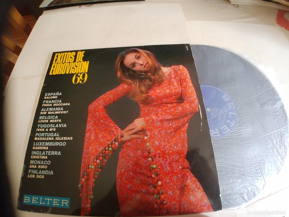 Discos de vinilo: EXITOS DE EUROVISION 69-LP VARIOS - Foto 1