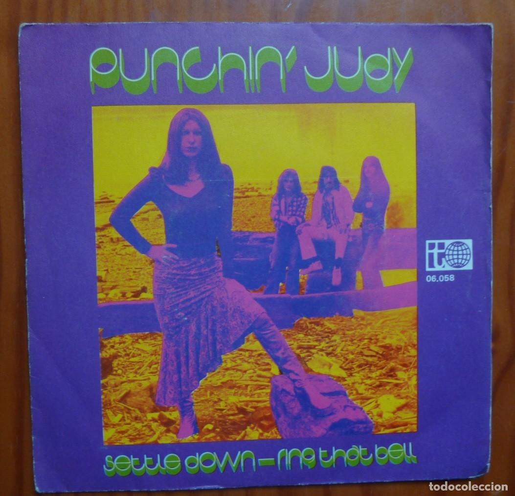 Discos de vinilo: PUNCHIN JUDY / SETTLE DOWN / 1974 / SINGLE - Foto 1