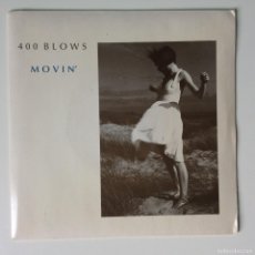 Discos de vinilo: 400 BLOWS ‎– MOVIN' / GROOVE JUMPING , UK 1985 ILLUMINATED RECORDS