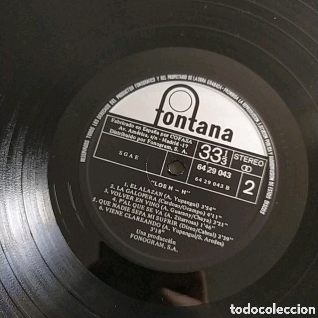Discos de vinilo: Lp Los H-H - Foto 4