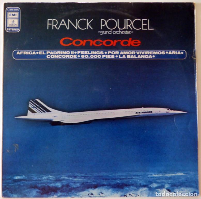 Discos de vinilo: Franck Pourcel. Concorde. Emi-Odeon, Spain 1975 LP - Foto 1