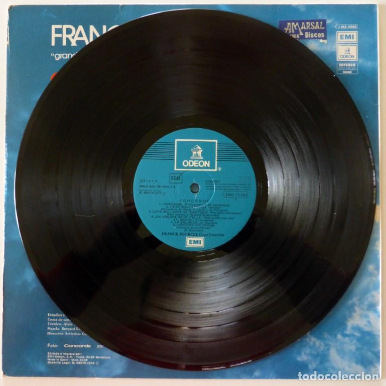 Discos de vinilo: Franck Pourcel. Concorde. Emi-Odeon, Spain 1975 LP - Foto 4