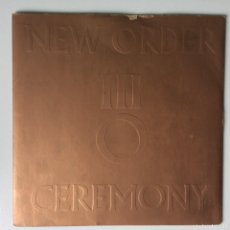 Discos de vinilo: NEW ORDER ‎– CEREMONY / IN A LONELY PLACE , UK 1981 FACTORY