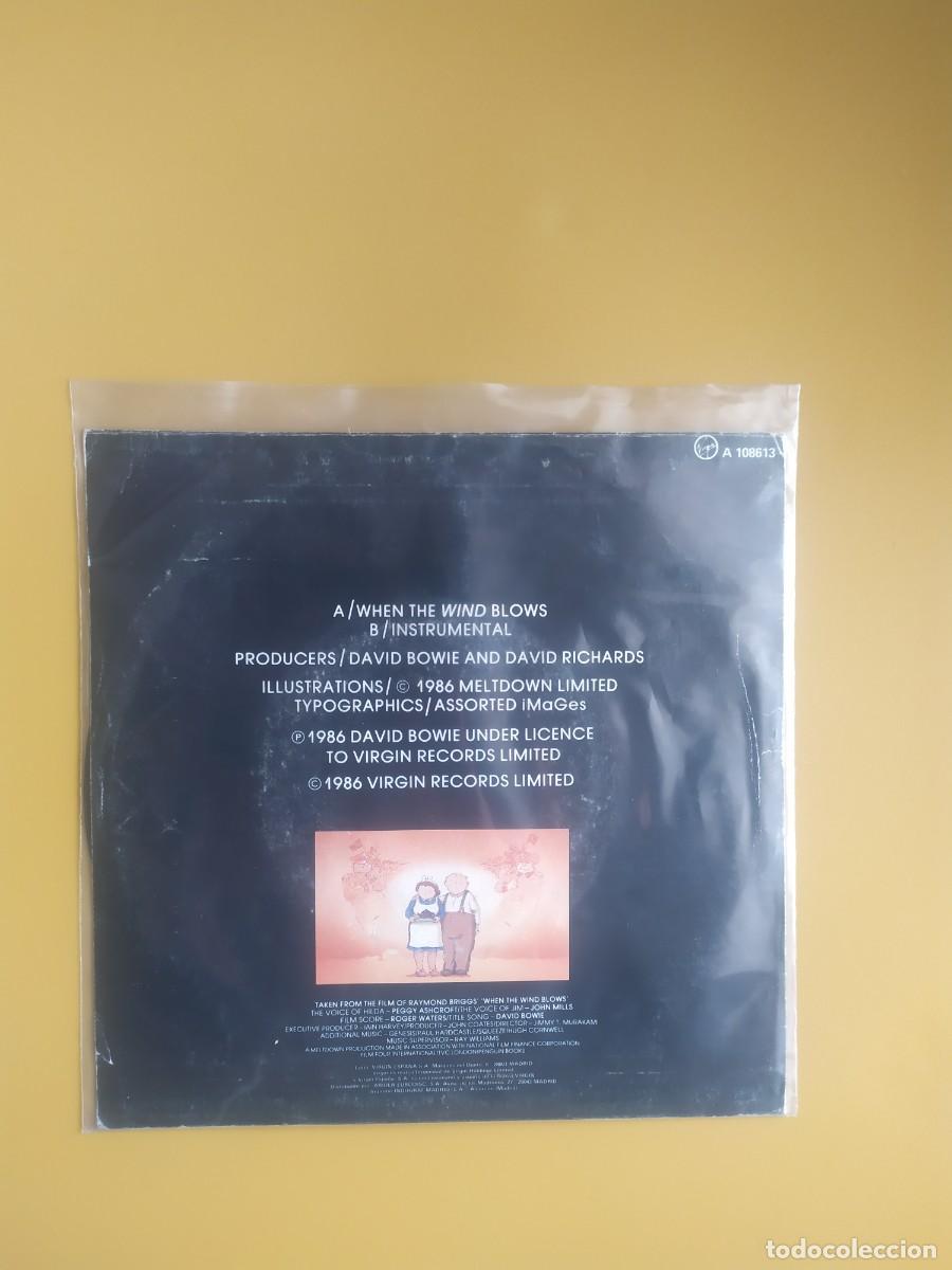 Discos de vinilo: David Bowie - When the wind blows 1986 - Foto 2