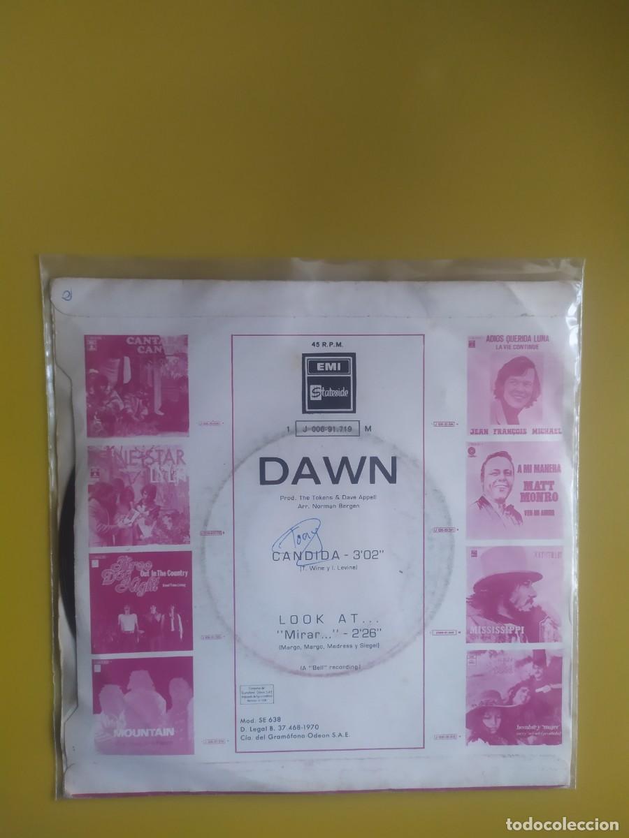 Discos de vinilo: Dawn - Candida / Look at... 1970 - Foto 2
