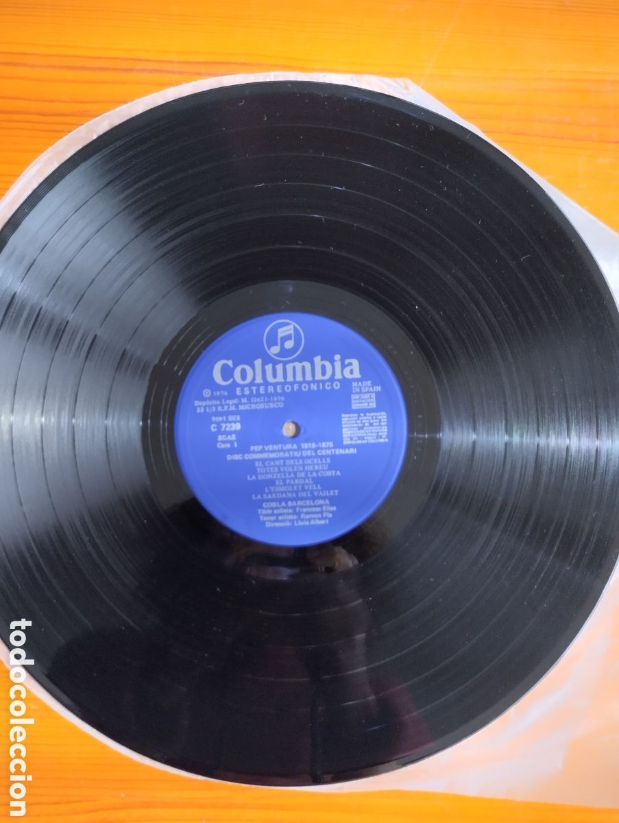 Discos de vinilo: LP Pep Ventura Sardanes - Foto 4