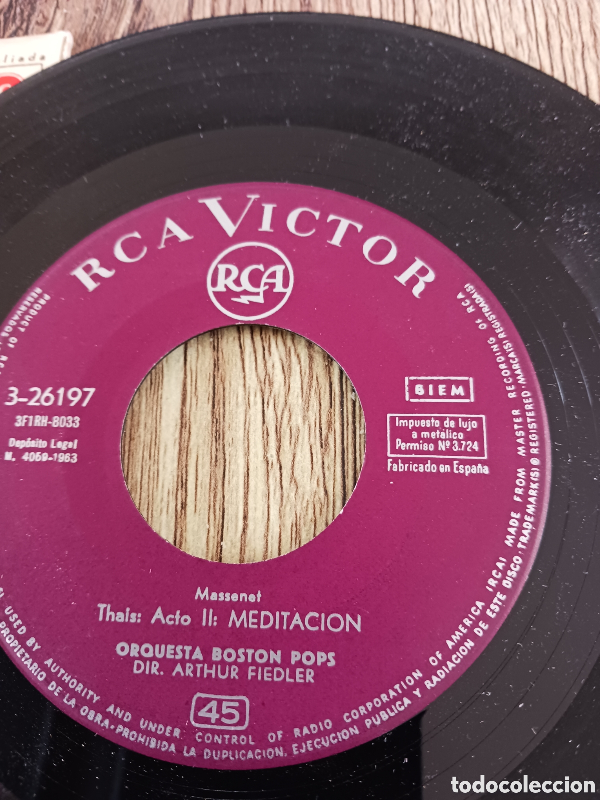 Discos de vinilo: Orquesta Boston Pops .Aida. - Foto 4