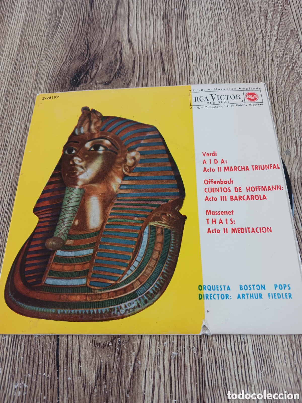 Discos de vinilo: Orquesta Boston Pops .Aida. - Foto 1