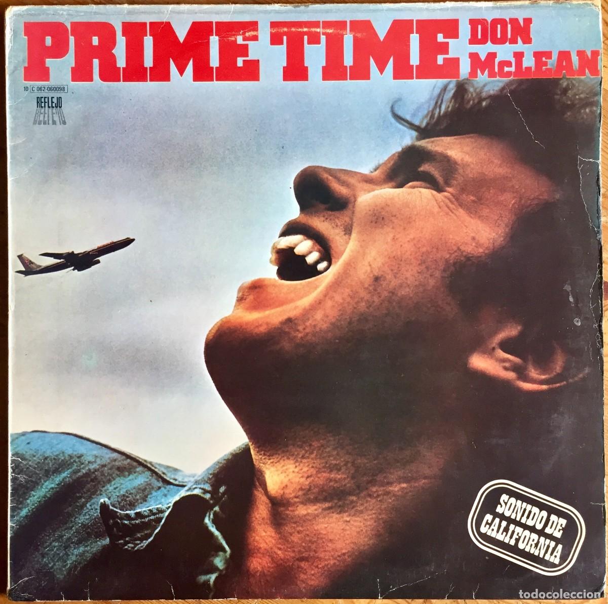 Discos de vinilo: DON McLEAN : PRIME TIME [REFLEJO - ESP 1977] LP - Foto 1